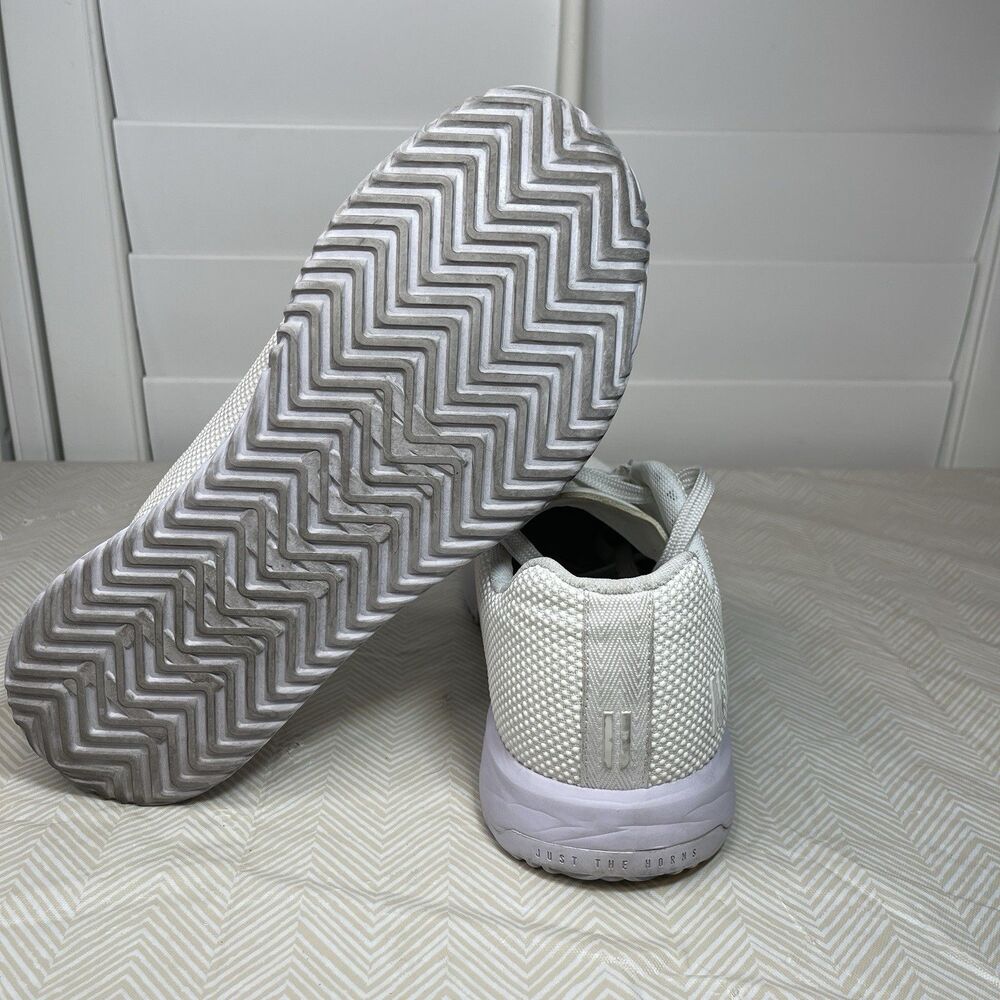 Nobull Superfabric All White Sneaker Lace up Low Top Women's‎ 9.5 US/Men's 8 US - Picture 8 of 9
